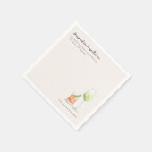 Designed to Be Spilled On | Custom Bar & Events スタンダードカクテルナプキン (角)