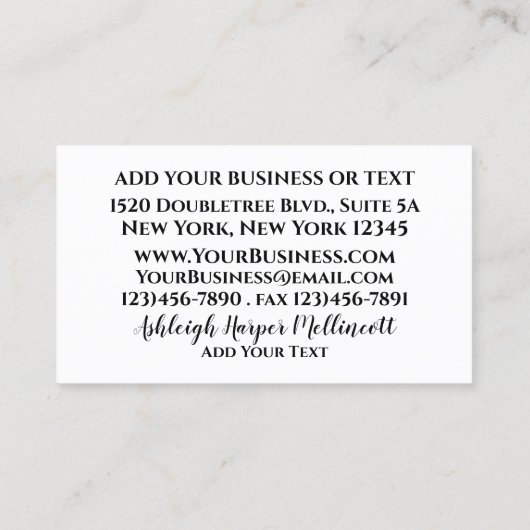 Designer光学 名刺 (裏面)