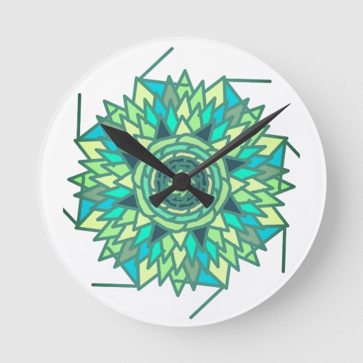 Designer ラウンド壁時計 (正面)