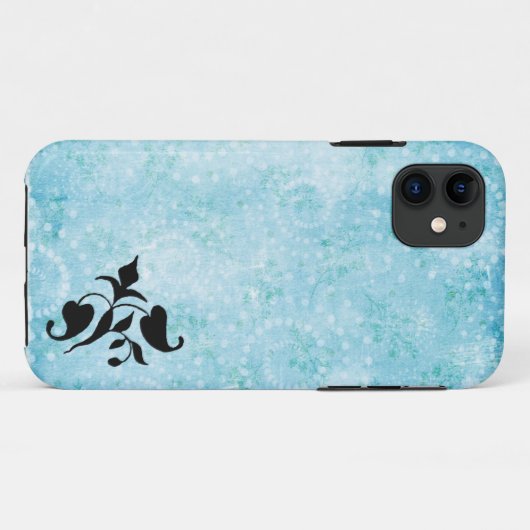 Designer Blue iPhoneケース Case-Mate iPhoneケース (裏面(横))