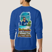 "Designer Daze" Matabungkay Beach Logo Sticker スウェットシャツ (裏面)