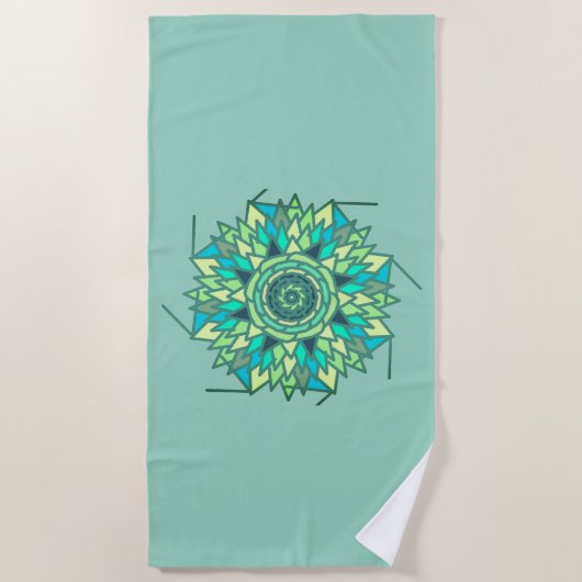 Designer Decke ビーチタオル (正面)