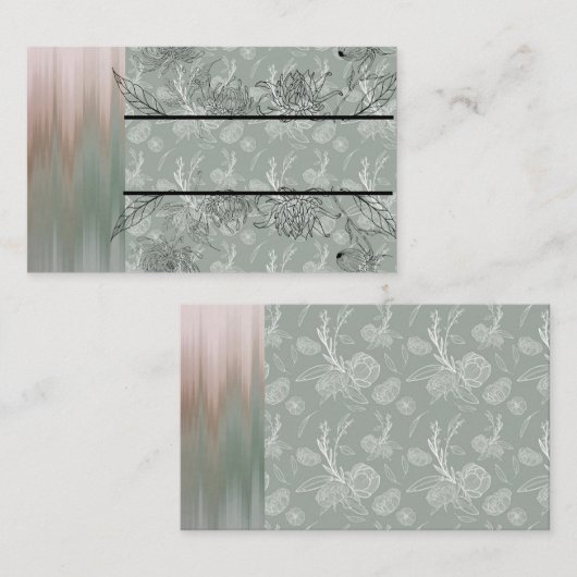  Designer Green Blend数々の名刺 名刺 (正面/裏面)