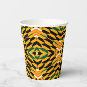 Designer Kente Print Paper Cups 紙コップ (裏面)