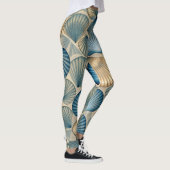Designer-Leggings mit ausgefallenem Muster  レギンス (右)