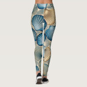 Designer-Leggings mit ausgefallenem Muster  レギンス (裏面)