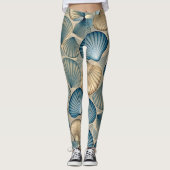 Designer-Leggings mit ausgefallenem Muster  レギンス (正面)