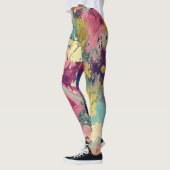 Designer-Leggings mit ausgefallenem Muster  レギンス (左)