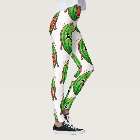 Designer-Leggings mit ausgefallenem Muster レギンス (右)