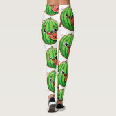 Designer-Leggings mit ausgefallenem Muster レギンス (裏面)