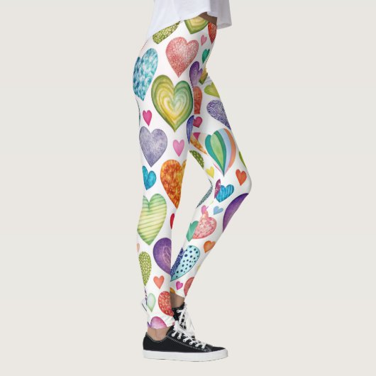Designer-Leggings mit ausgefallenem Muster  Leggin レギンス (右)