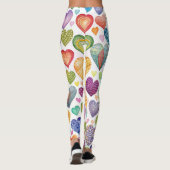 Designer-Leggings mit ausgefallenem Muster Leggin レギンス (裏面)