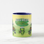 Designer Mug with frog characters design マグカップ (中央)