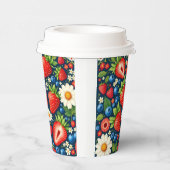 Designer Paper Cup w/Lid 紙コップ (右)