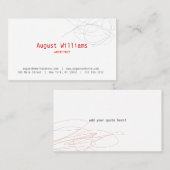 DESIGNER SCRIBBLE名刺 名刺 (正面/裏面)