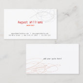 DESIGNER SCRIBBLE名刺 名刺 (正面/裏面)