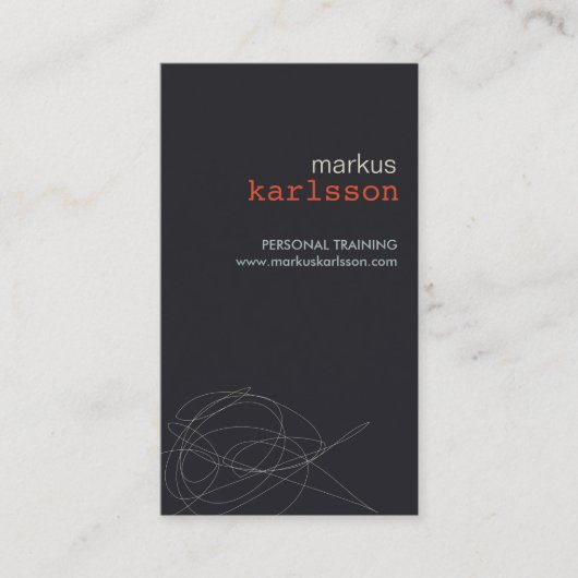 DESIGNER SCRIBBLE No. 2名刺 名刺 (正面)