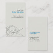 DESIGNER SCRIBBLE No. 4名刺 名刺 (正面/裏面)