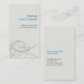 DESIGNER SCRIBBLE No. 4名刺 名刺 (正面/裏面)