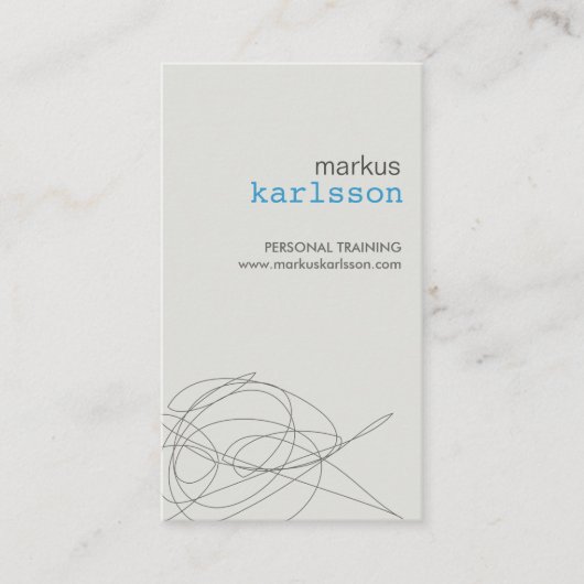 DESIGNER SCRIBBLE No. 4名刺 名刺 (正面)