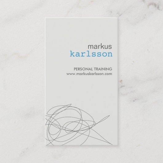 DESIGNER SCRIBBLE No. 4名刺 名刺 (正面)