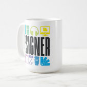 Designer Tools コーヒーマグカップ (正面左)