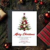 Designer Whimsical Christmas Tree Greeting Card シーズンカード