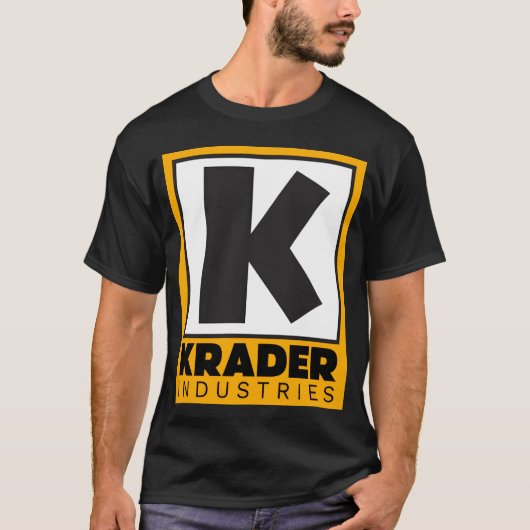 DESIGNErnest Goes to Camp Krader Industries ヴィンテージ Tシャツ (正面)