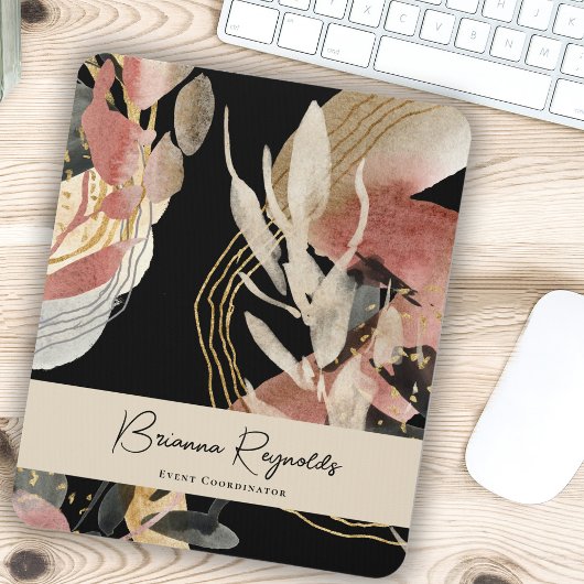 Designer's Choice Artistic Abstract with Name マウスパッド