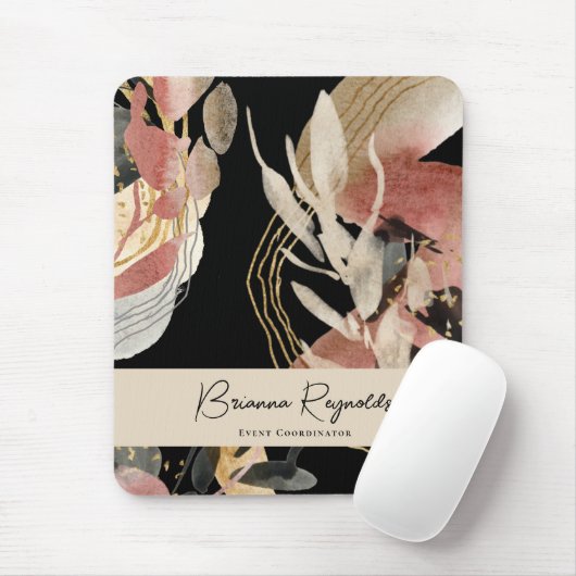 Designer's Choice Artistic Abstract with Name マウスパッド (マウス)