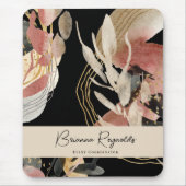 Designer's Choice Artistic Abstract with Name マウスパッド (正面)