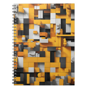 Designer's Notebook はっきりした with Yellow and Black ノートブック