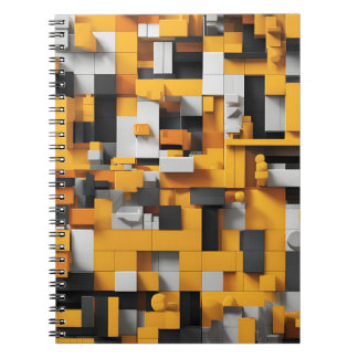 Designer's Notebook はっきりした with Yellow and Black ノートブック
