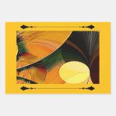 "Designer's Playground" 3 pc. set Wrapping Paper ラッピングペーパーシート (正面2)