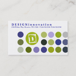 DESIGNInnovation [青]名刺 名刺