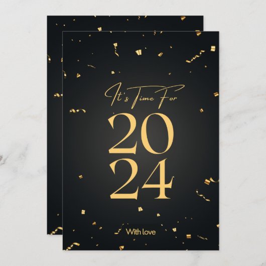  Designs abordables : c'est l'heure de 2024 シーズンカード (正面/裏面)