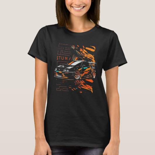 Designs and tuning sayings for Japanese car fans Tシャツ (正面)