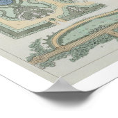 Designs for French, Old English and Modern English ポスター (角)