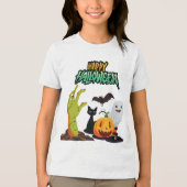 Designs Unique pour la fêtes d'Halloween トライブレンドＴシャツ (正面)