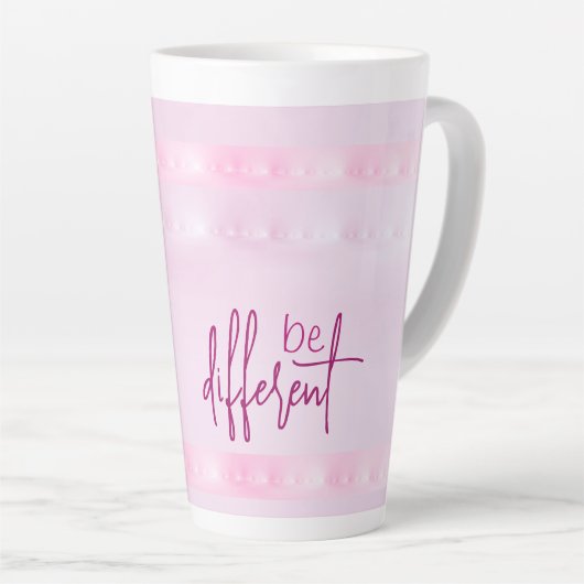 Designtasse mit Motivationsspruch カフェラテマグ (右アングル)