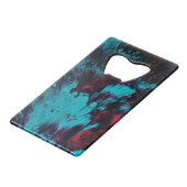 Desingn abstract. クレジットカード栓抜き (正面アングル)