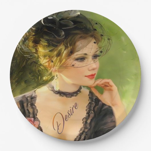 Desire紙プレート ペーパープレート (正面)
