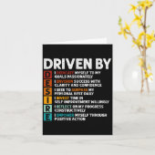 Desire Definition Motivational Quote Affirmations  カード (黄色い花)