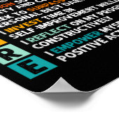 Desire Definition Motivational Quote Affirmations  ポスター (角)