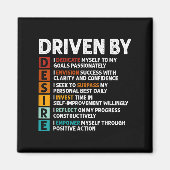 Desire Definition Motivational Quote Affirmations  マグネット (正面)