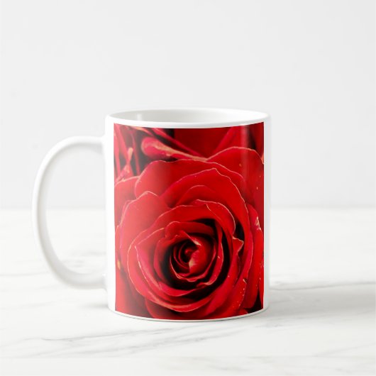 Desire Red Roses 11oz Classic Mug コーヒーマグカップ (左)