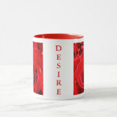 Desire Red Roses 11oz Two-Tone Mug Red マグカップ (中央)