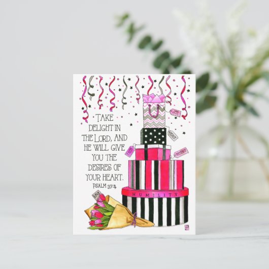 Desiribes of Yourハートはがき感動的 ポストカード (スタンド正面)