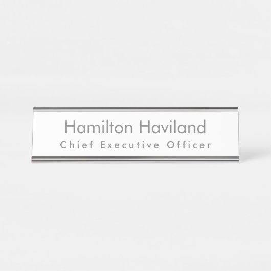 DeskまたはWall HAMbyWGの名前プレート デスクネームプレート (正面)