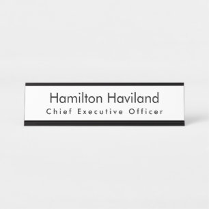 DeskまたはWall HAMbyWGの名前プレート デスクネームプレート